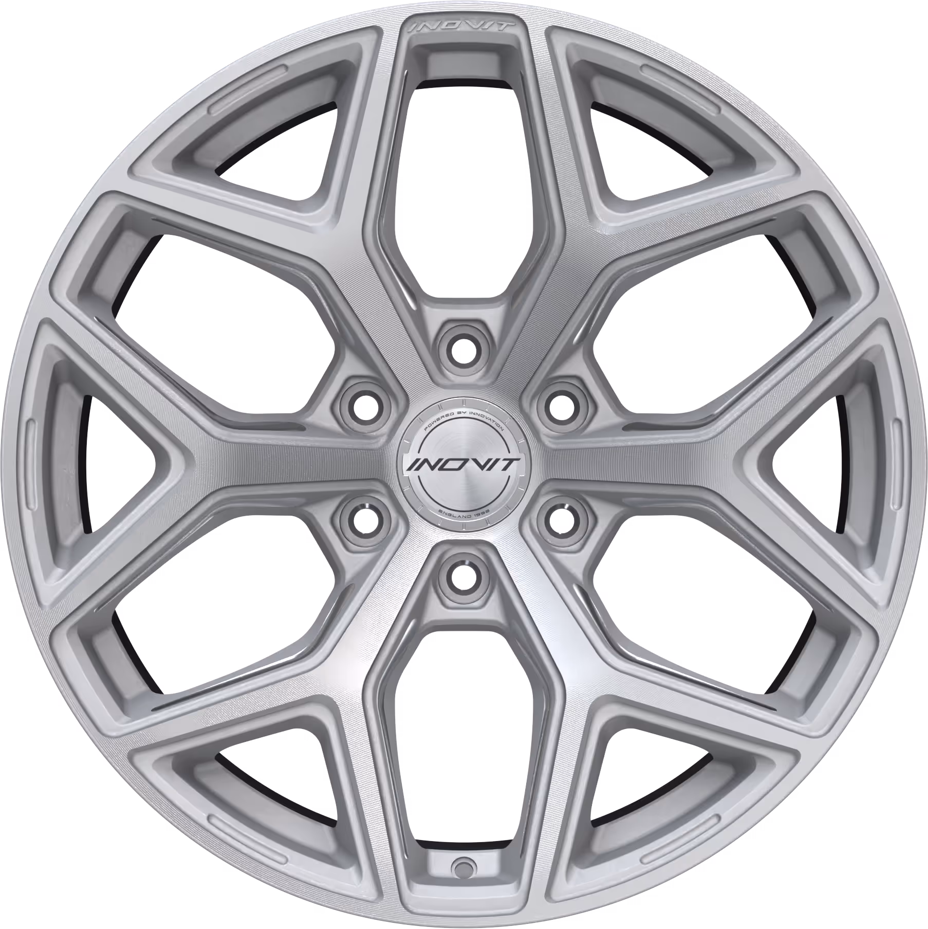 FORCE 6 — Silver Machined Carbon Satin Lacquer