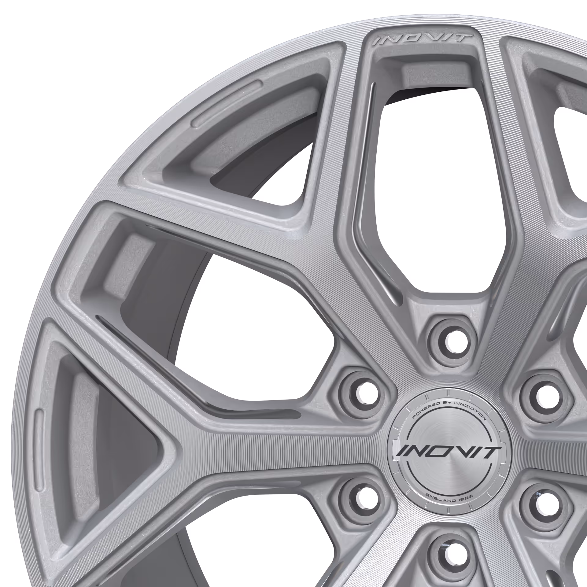 FORCE 6 — Silver Machined Carbon Satin Lacquer — Detail 1