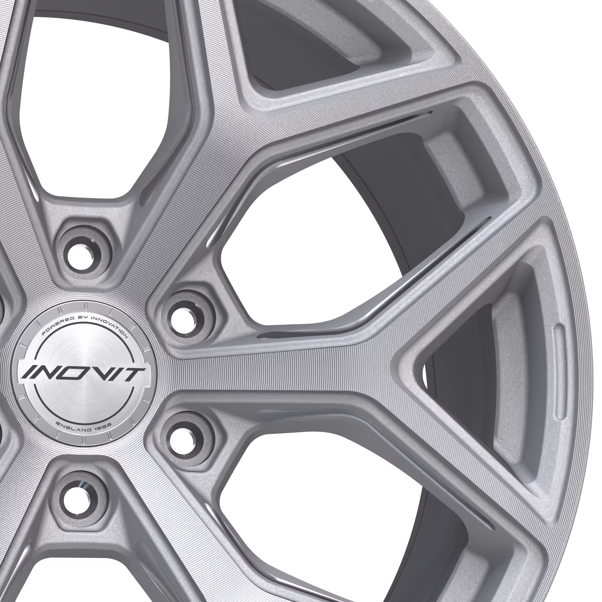 FORCE 6 — Silver Machined Carbon Satin Lacquer — Detail 2
